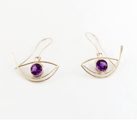 Egyptian Eye Earrings - Donna Hiebert Artist