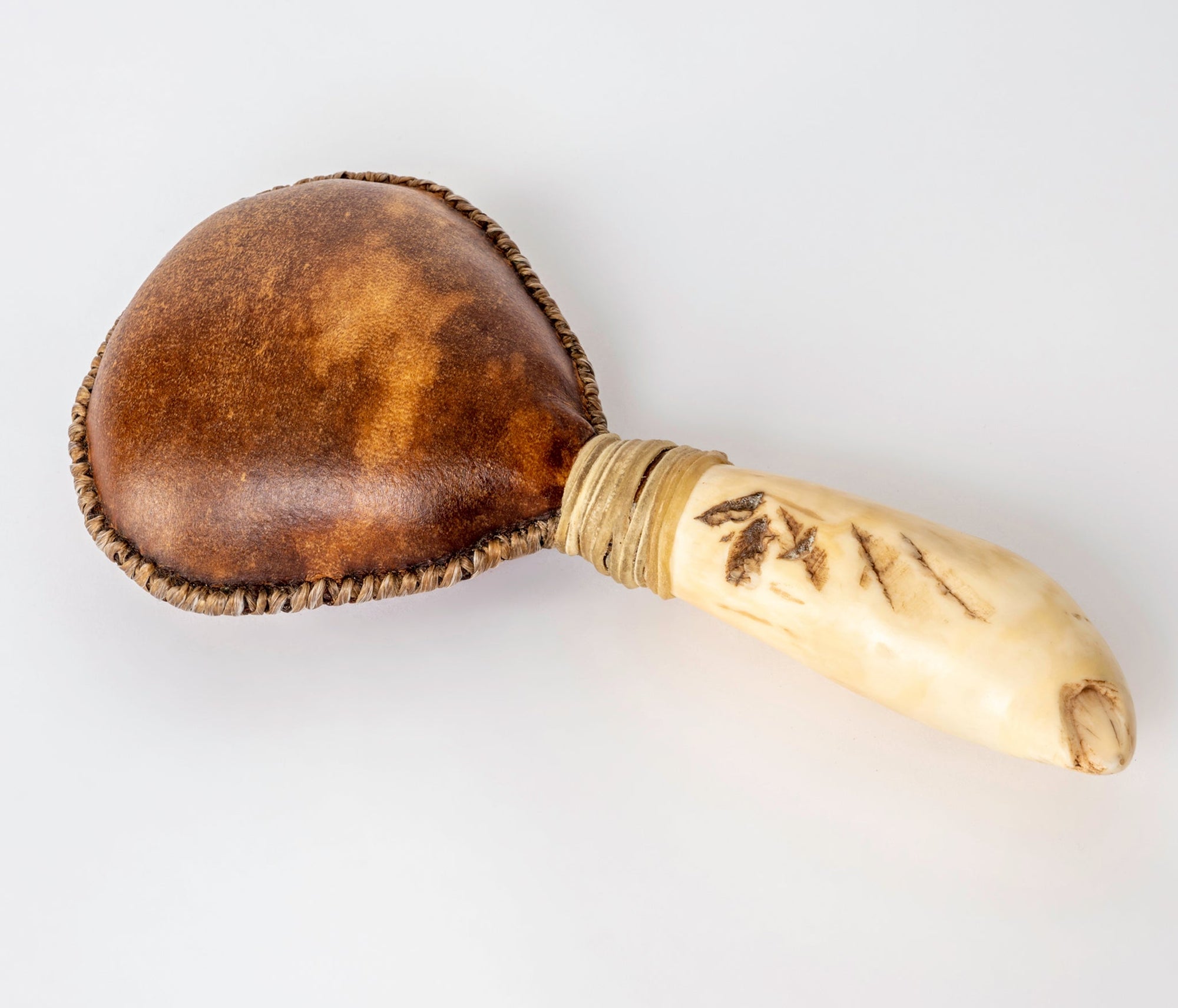 Sperm Whale Tooth Ceremonial Rattle - Donna Hiebert Artist