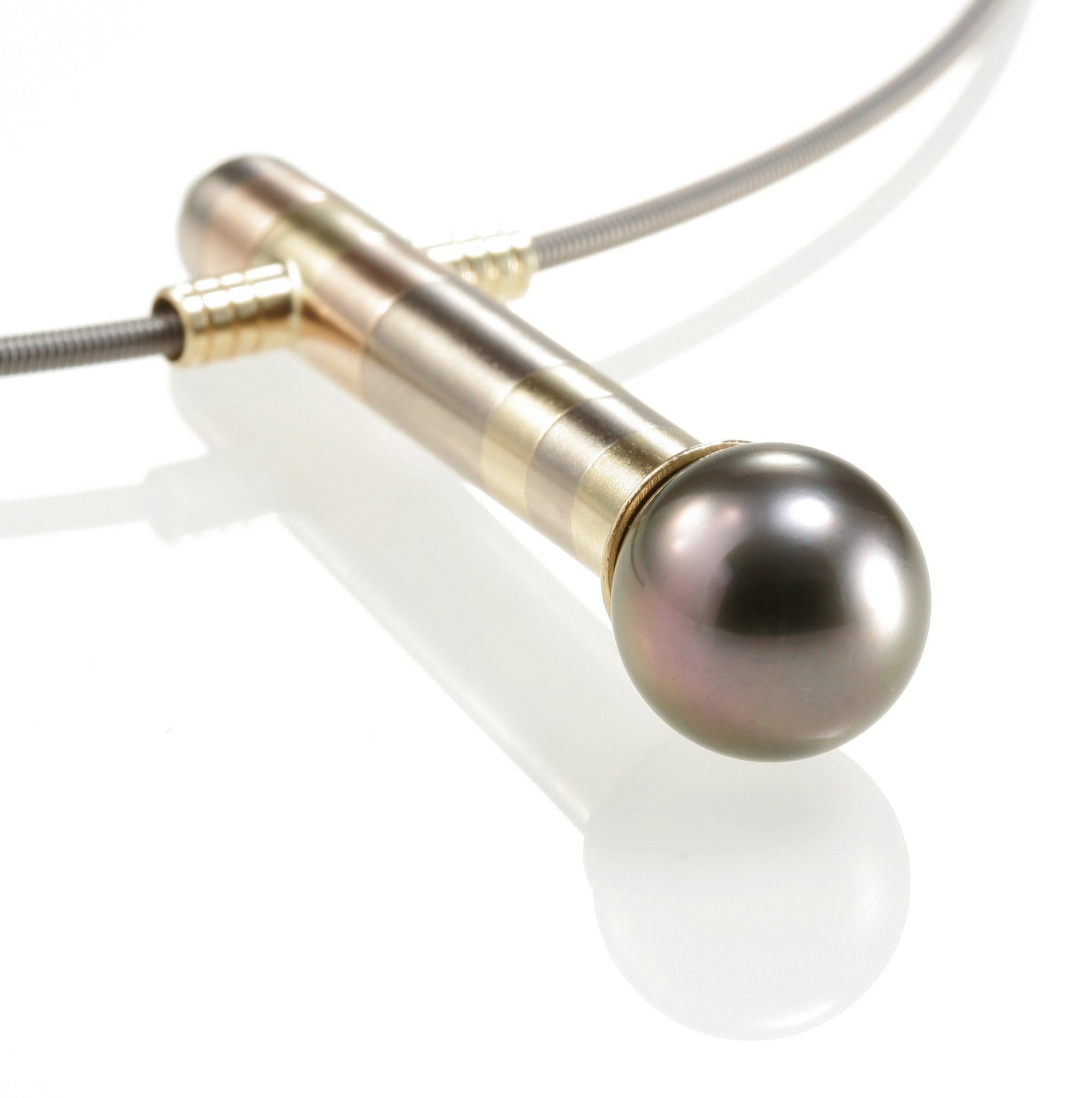 Tahitian Black Pearl Pendant - Donna Hiebert Artist