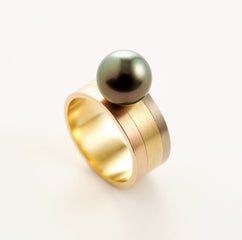 Tahitian Pearl Ring - Donna Hiebert Artist